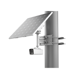 4MP ColorVu 固定焦点 ソーラー給電 4G バレット型 ネットワークカメラキット