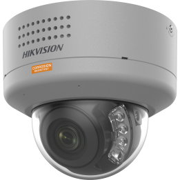 4 MP スマート ハイブリッド ライト 電動式可変焦点ドーム型 ポリマー耐腐食ネットワーク カメラ