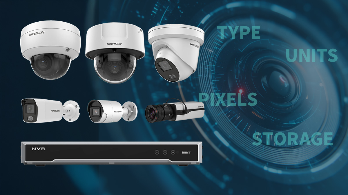 複数メーカーから画質・台数・保存日数を設計する選定イメージ